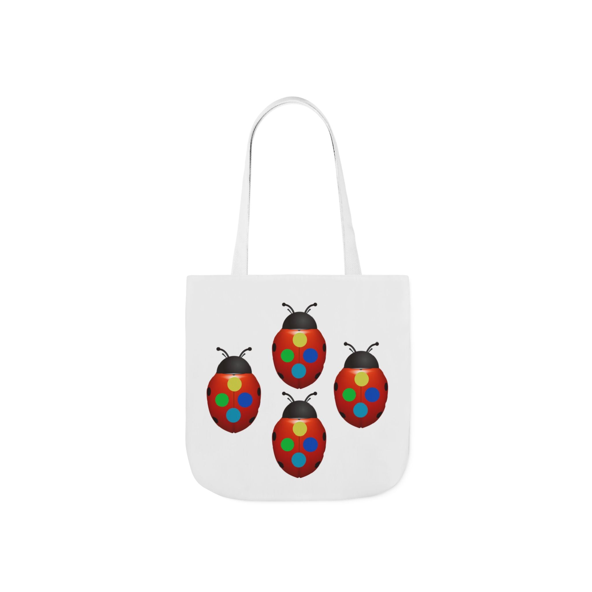 moontiq Ladybug Color 'Together' Reusable Canvas Tote Bag US