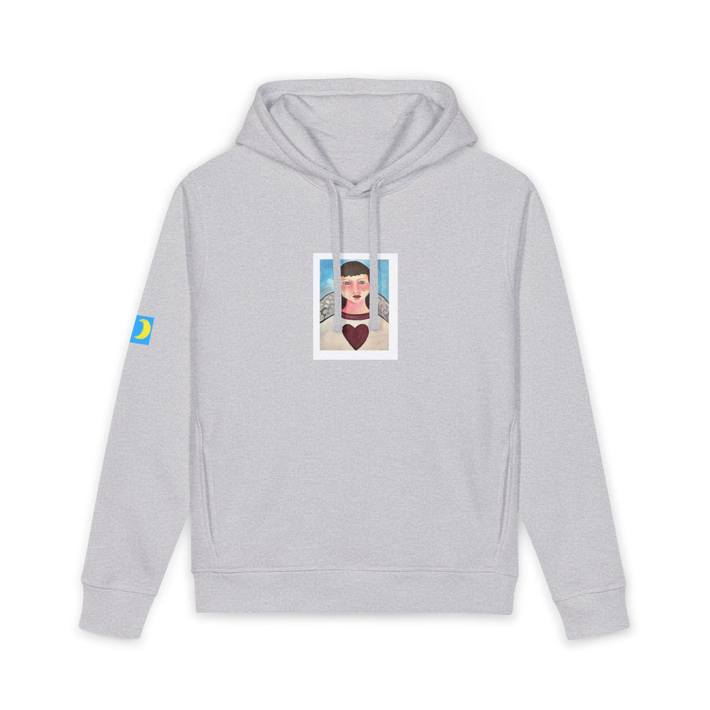 moontiq Unisex Soft and Durable Organic Hoodie 'My Angel' US