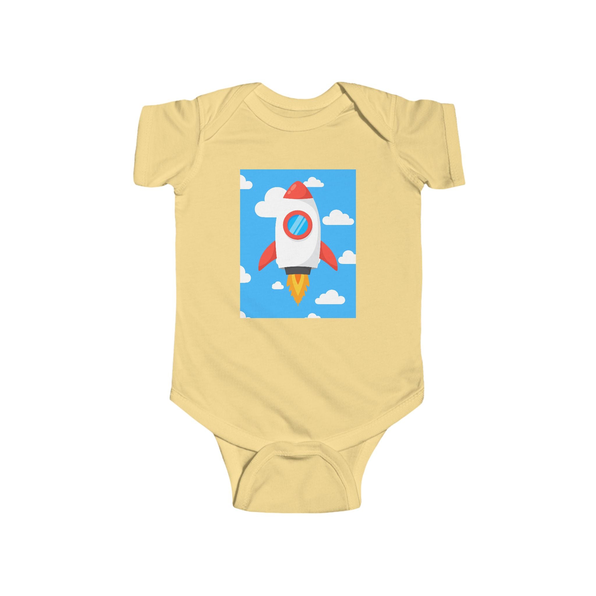 moontiq Baby Onesie 'Rocket's Mission' Space Moonsuit US