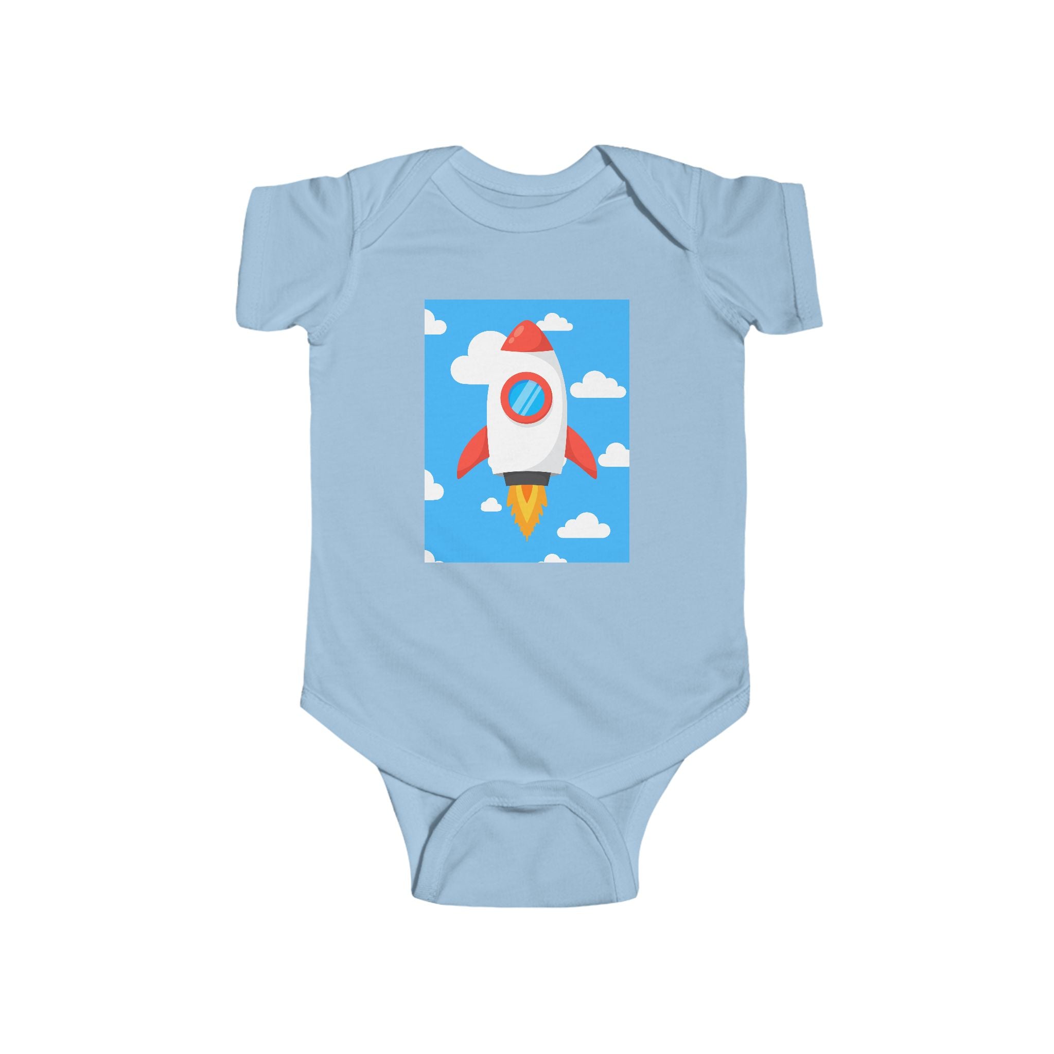 moontiq Baby Onesie 'Rocket's Mission' Space Moonsuit US