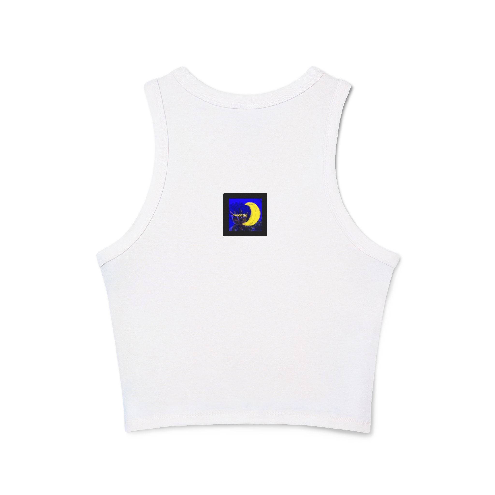 moontiq Women's Crop Tank Top Under The Sea 'Seahorse' US