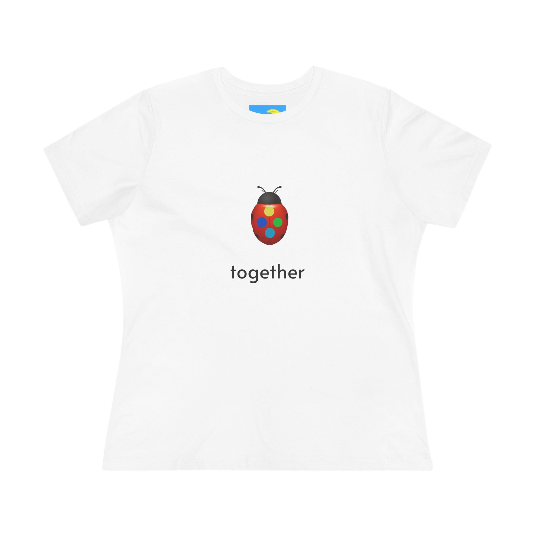 moontiq 'Ladybug Color' Women's Cotton Tee US