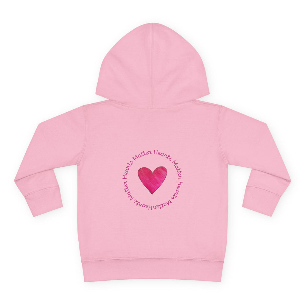 moontiq Ladybug 'My Heart Matters' Toddler Kid's Hoodie US