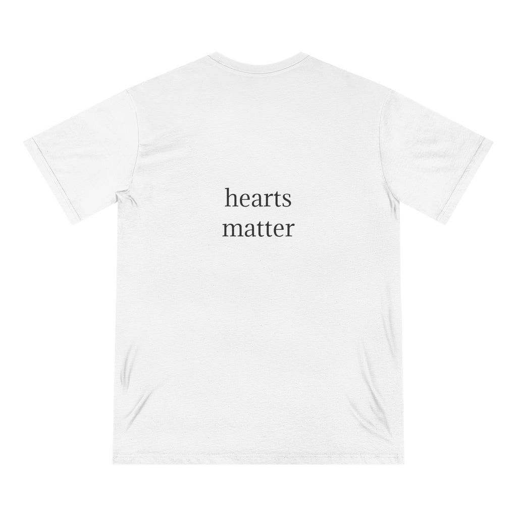 moontiq 'hearts matter' Men's Cotton Crew Neck T-Shirt US
