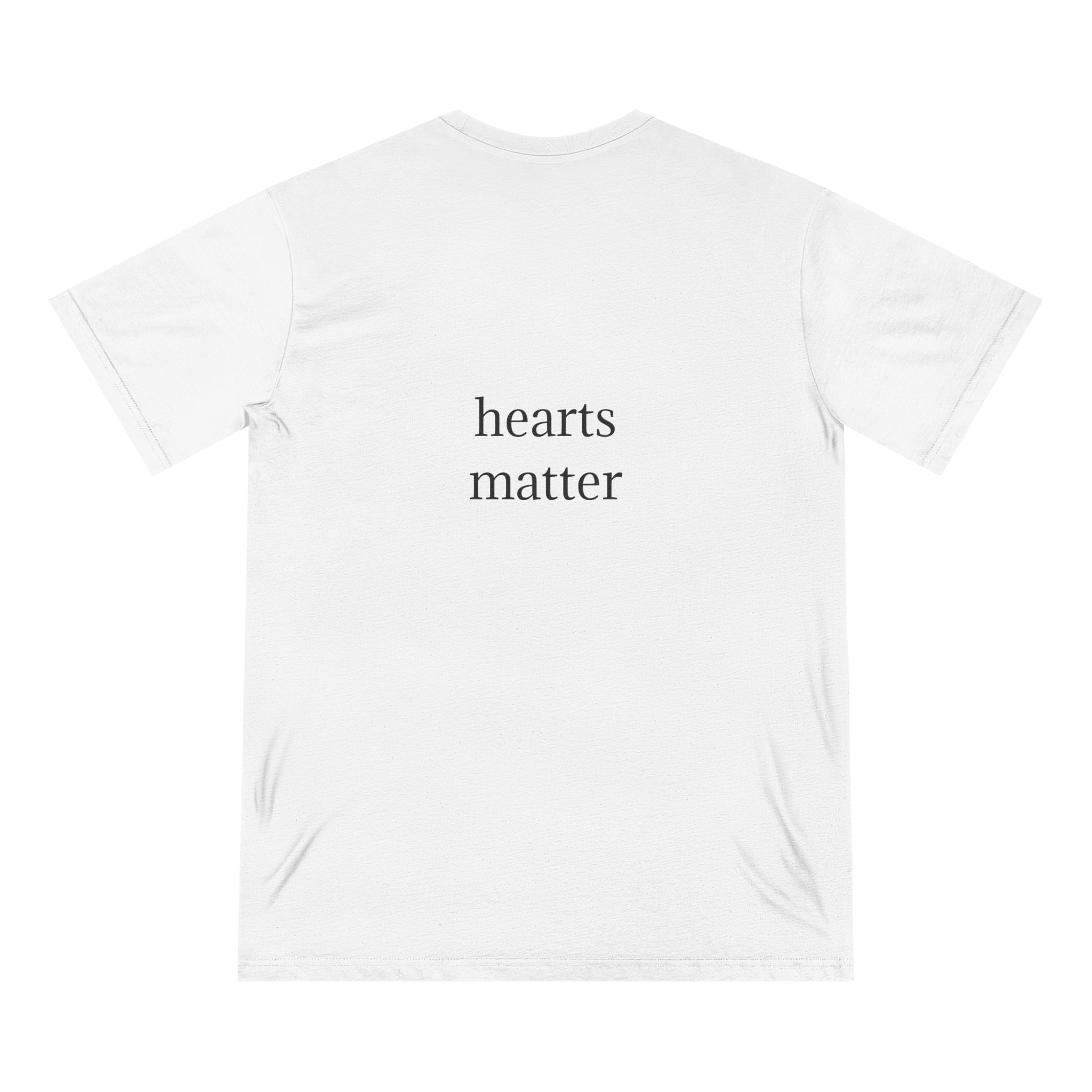 moontiq 'hearts matter' Men's Cotton Crew Neck T-Shirt US