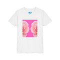moontiq Youth Teen T-Shirt 'Rose Sorbet' Cute Pink Tee US