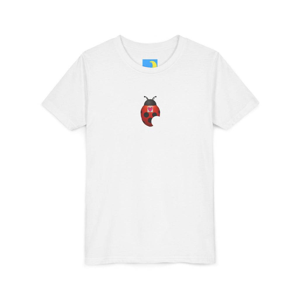 moontiq Ladybug 'My Heart Matters' Kids Youth Soft T-Shirt US
